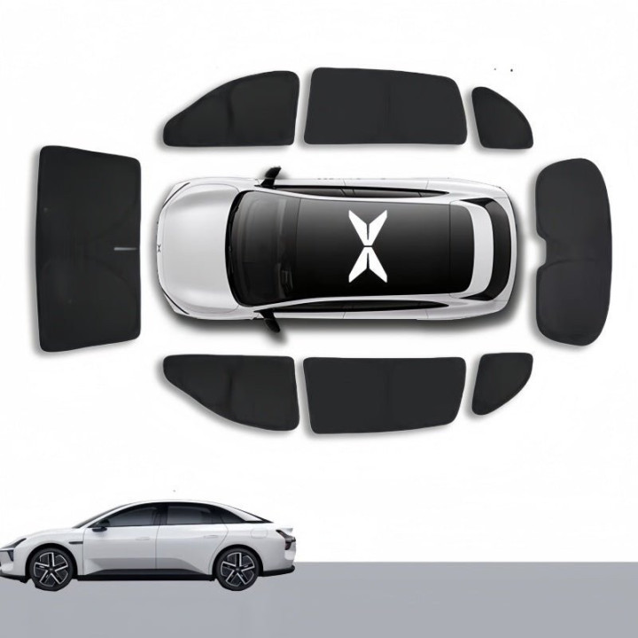Zero‑light Suction Cup Window Privacy Sun Shades for Xpeng EV