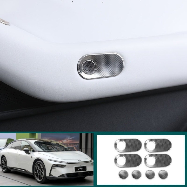 Inner Door Switch Button Metal Cover for Xpeng G6 / P7+