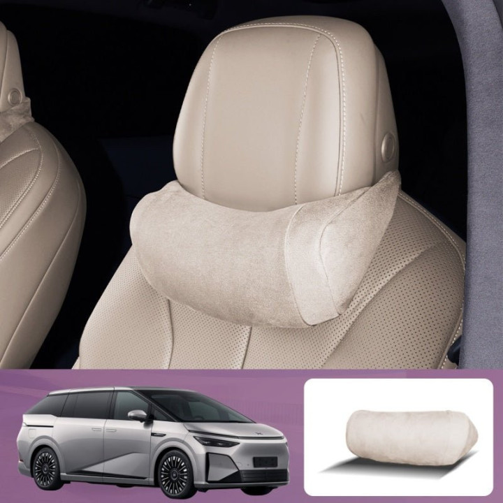 Premium Suede Memory Foam Neck Pillow for XPENG G6/G9/P7/X9/L03/G7/P7+