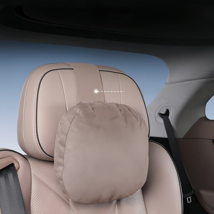 Premium Suede Memory Foam Headrest for XPENG G6/G9/P7/X9/L03/G7/P7+