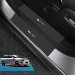 Leather Door Sill Protector Strips for 2024-2026 XPENG X9