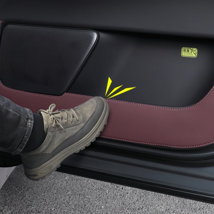 Leather Front Door Anti-Kick Pad for 2024-2026 XPENG X9
