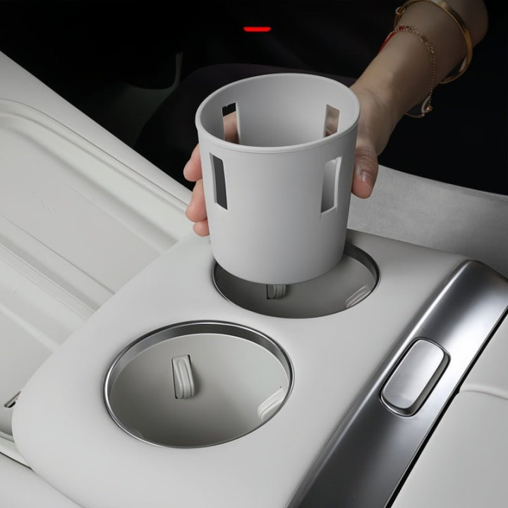 Eco Silicone Center Cup Holder Insert for 2024-2026 XPENG X9