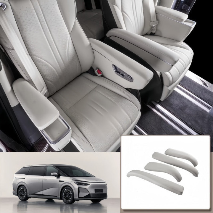 Napa Leather 2nd Row Armrest Cover for 2026 XPENG X9
