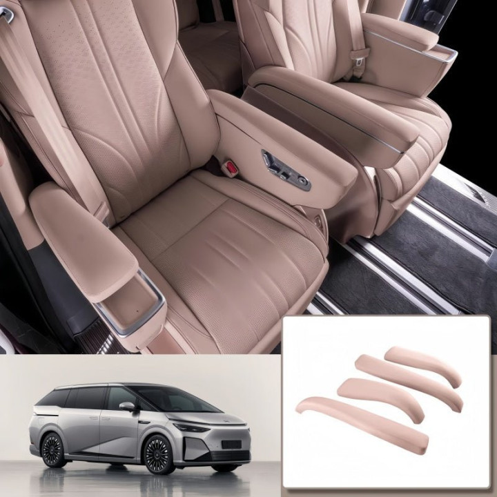 Napa Leather 2nd Row Armrest Cover for 2026 XPENG X9