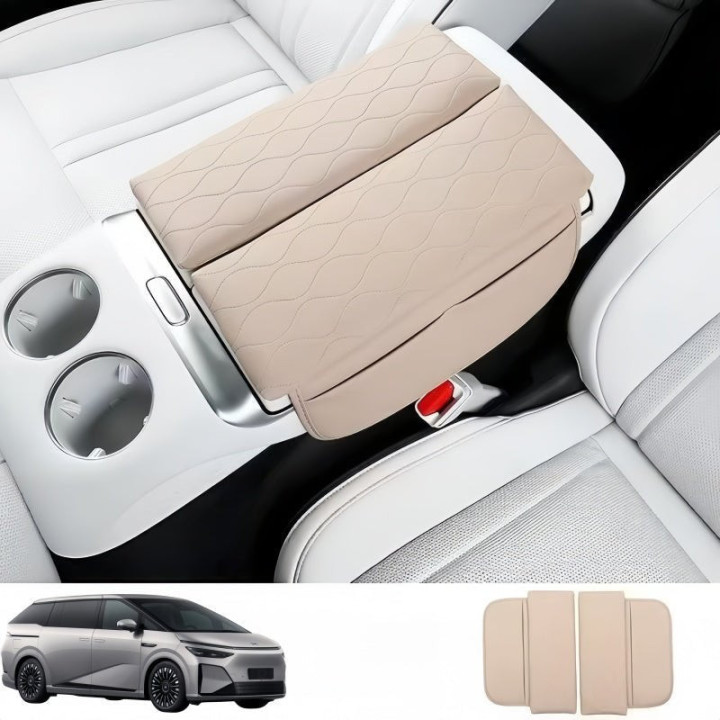 Napa Leather Center Armrest Cover for 2024-2026 XPENG X9