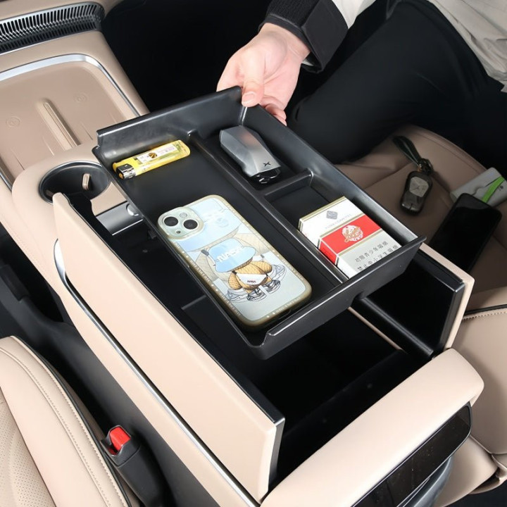 Center Console Armrest Storage Box for 2023-2026 XPENG X9