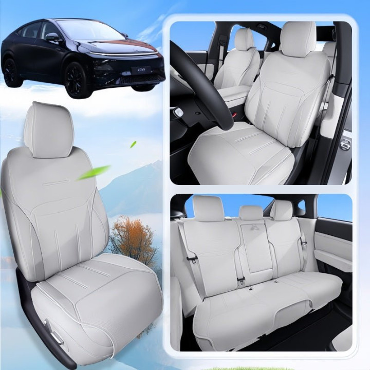 Napa Leather Semi-Wrap Seat Cover for XPENG G6 (2025-2026)