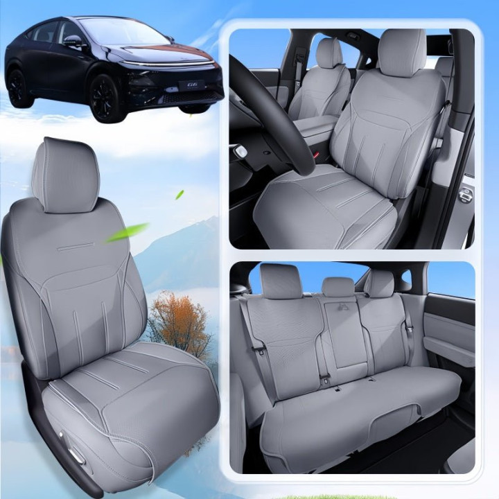 Napa Leather Semi-Wrap Seat Cover for XPENG G6 (2025-2026)