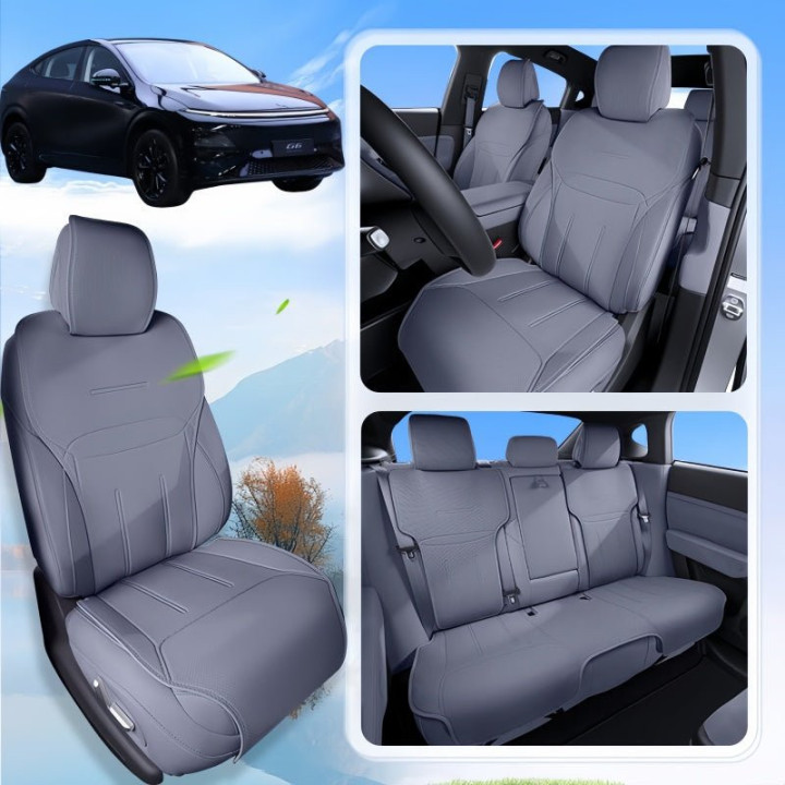 Napa Leather Semi-Wrap Seat Cover for XPENG G6 (2025-2026)