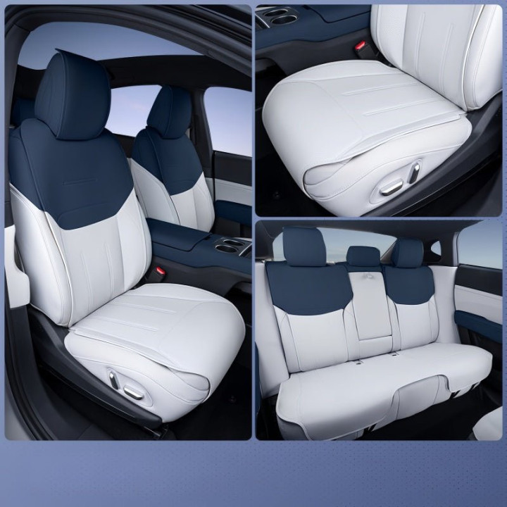 Napa Leather Semi-Wrap Seat Cover for XPENG G6 (2025-2026)
