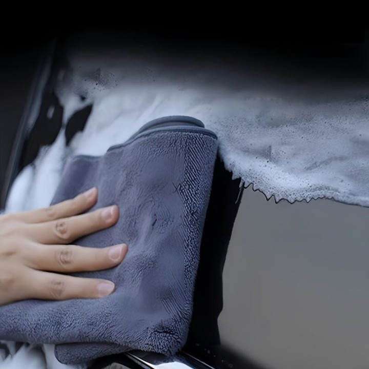 Dual Layer Plush Leather Wash Towel for Leapmotor