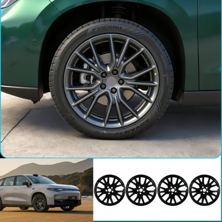 20 Inch Blackout Wheel Hub Covers for Leapmotor C10