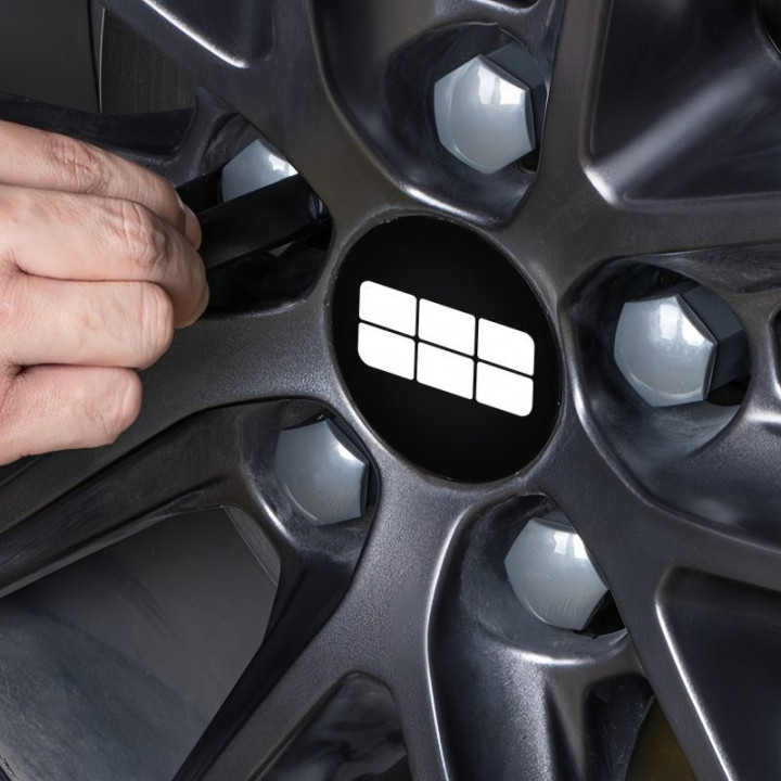 Anti-Theft Wheel Lug Nut Covers for Geely
