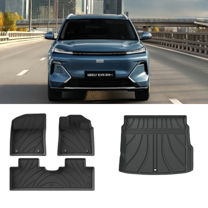 TPE Floor Mats & Trunk Mat for Geely EX5 EM-i (MX)