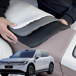 Nappa Leather Center Console Armrest Cover for Zeekr 7X
