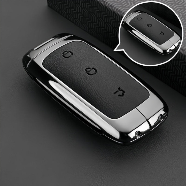 Glossy Metal Fob Cover for Geely EX5 / Starray EM-i / EX5 EM-I
