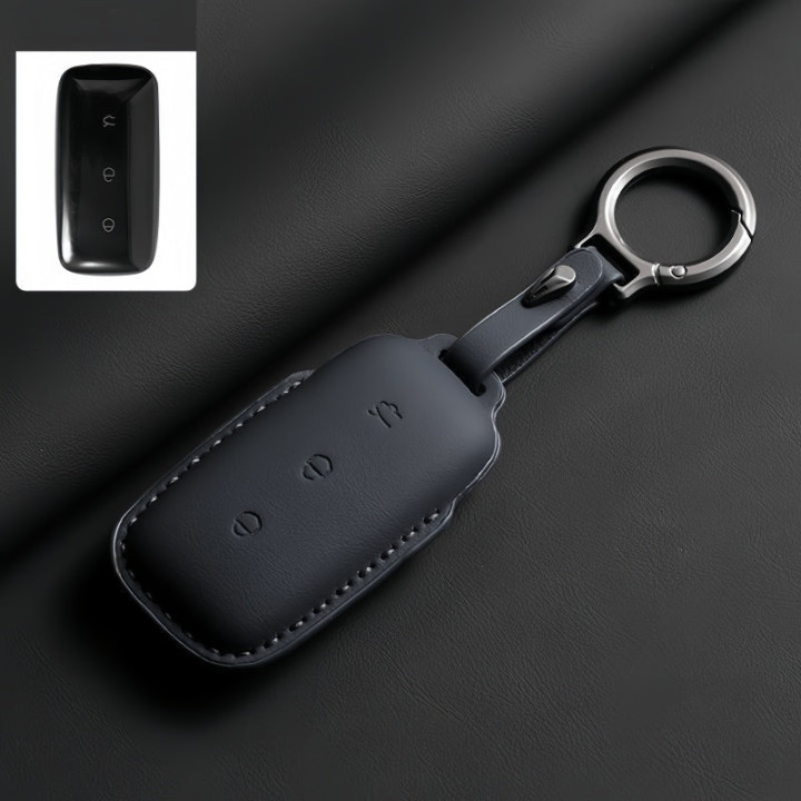 Leather Key Fob Cover for Geely EX5 / Geely Starray EM-i