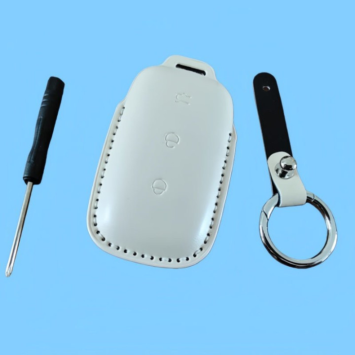 Leather Key Fob Cover for Geely EX5 / Geely Starray EM-i