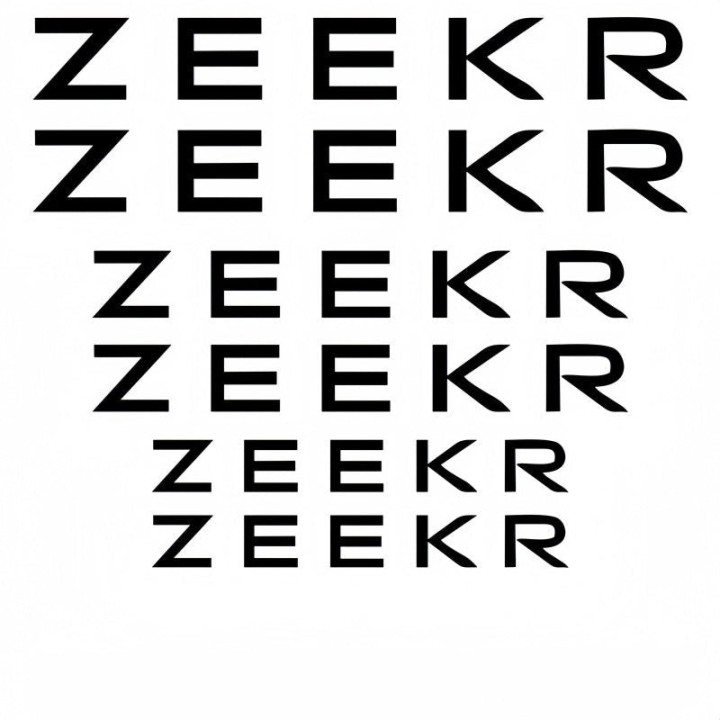 Zeekr Caliper Cover Decals