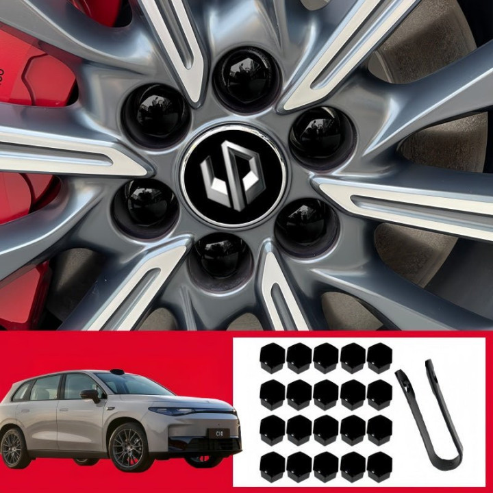 Wheel Lug Nut Covers for Leapmotor B10/C10/B05/B03X/T03