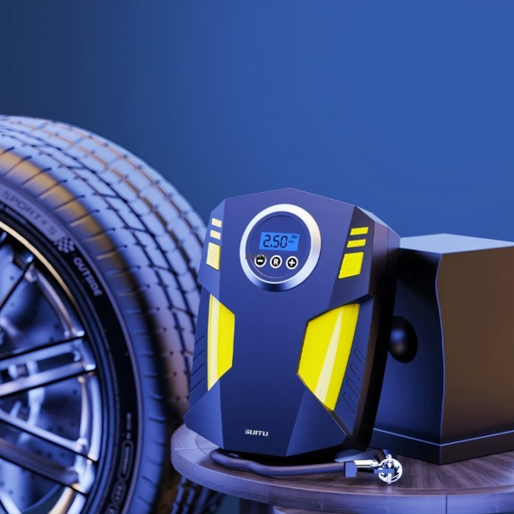 12V Car Tire Inflator for Xpeng/Zeekr/Geely/Leapmotor EVs