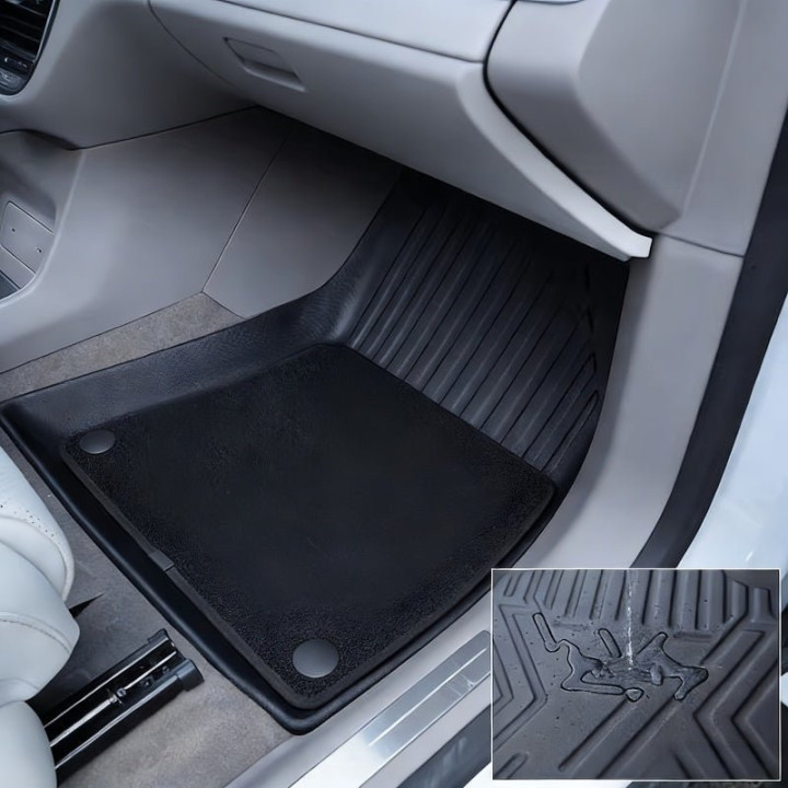 TPE + Faux Cashmere Floor Mats for Zeekr 7X