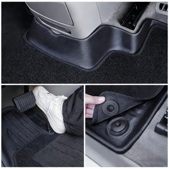 TPE + Faux Cashmere Floor Mats for Zeekr 7X