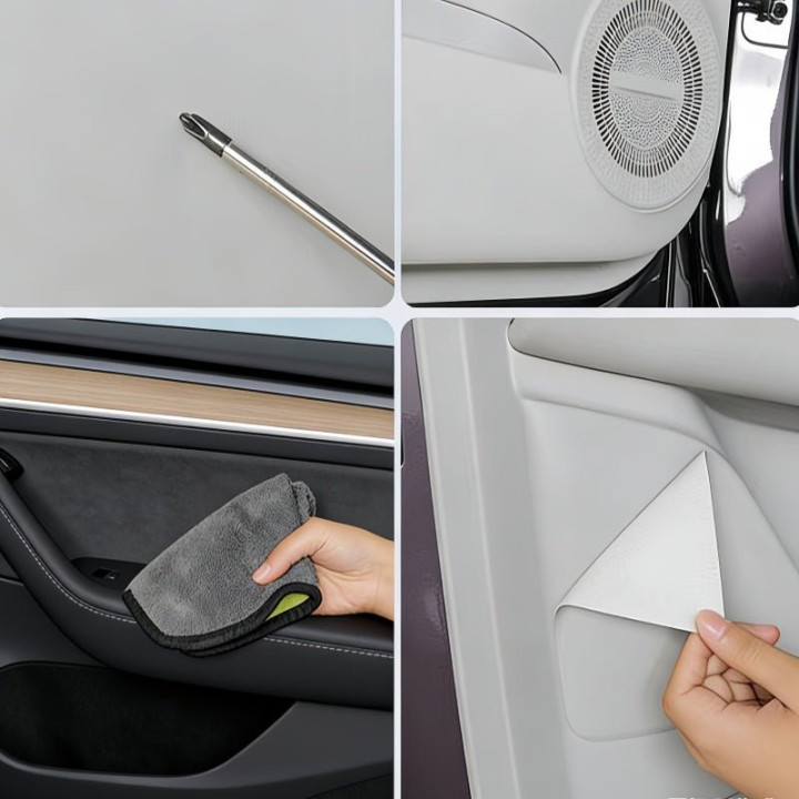 Door Anti-Kick Leather Pad for Leapmotor B10 (4 Pcs)