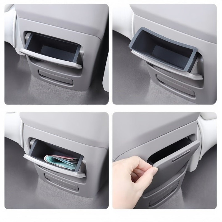 Central Armrest Storage Box Silicone Organizer for Zeekr 7X