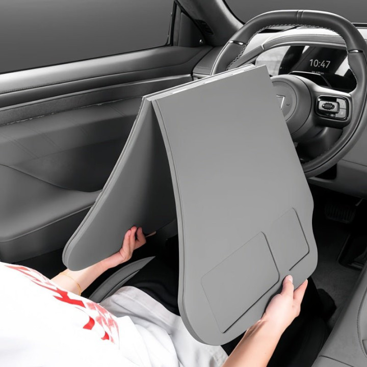 Foldable Leather Car Desk for Zeekr