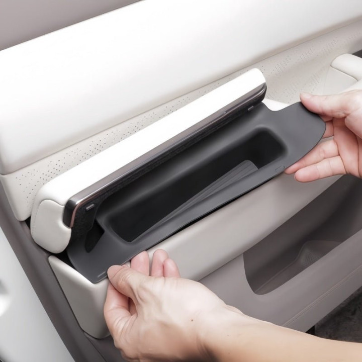 Door Hidden Storage Box Silicone Liner for Zeekr 7X (2Pcs)