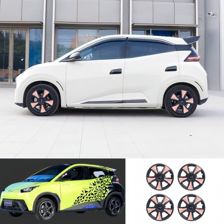 Wheel Hub Cover for BYD Dolphin Surf/Seagull (4 Pcs)