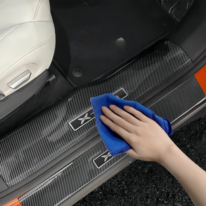 Carbon Fiber Door Sill Guard Protector for 2023-2026 XPENG G6