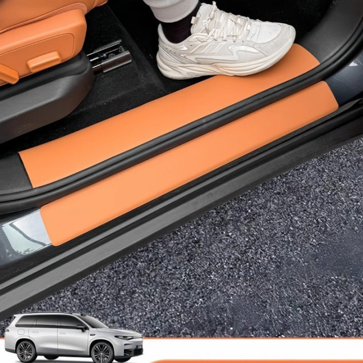 Leather Door Sill Protectors for Leapmotor C10