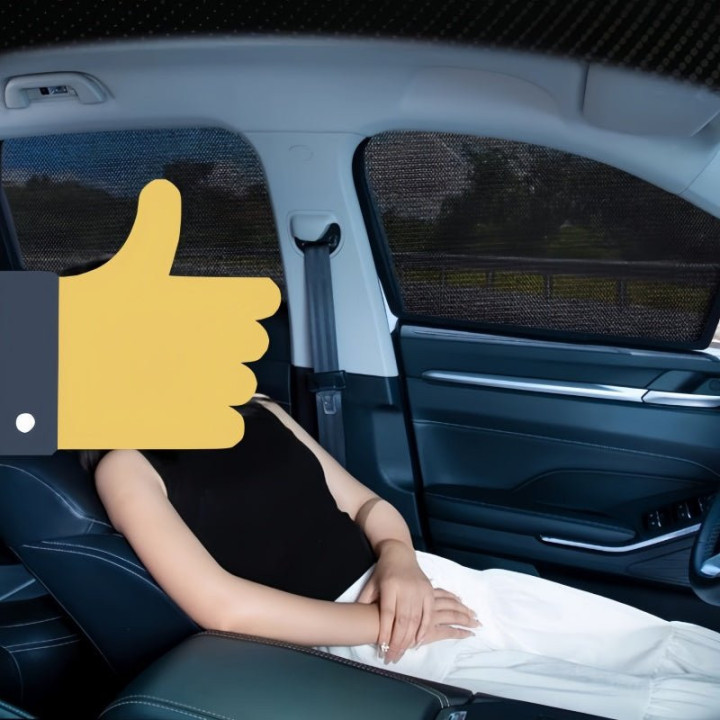Magnetic Mesh Window Sunshade for ZEEKR 001 /7X