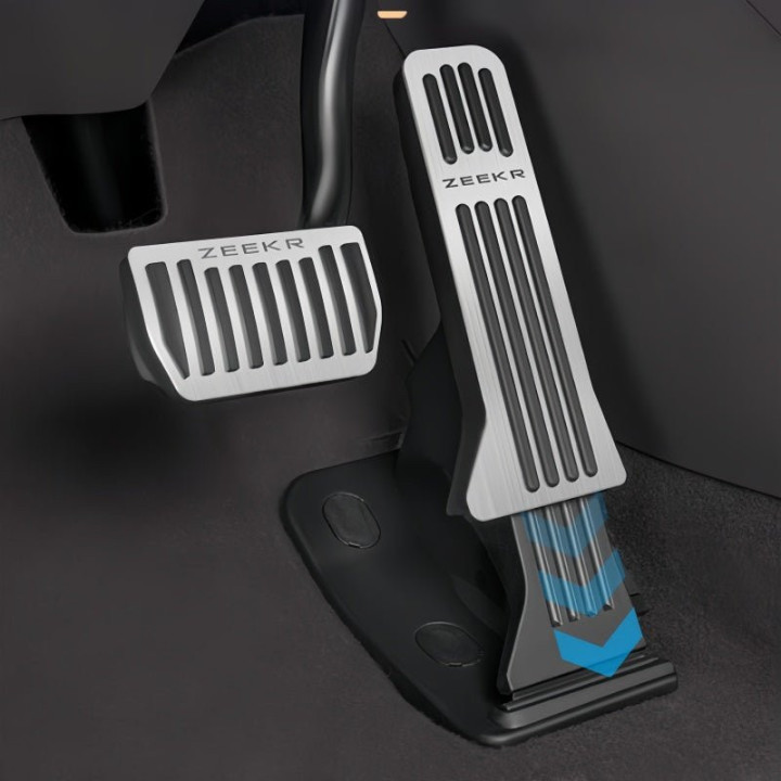 Brushed Aluminum Performance Pedals for Zeekr 7GT / 7X