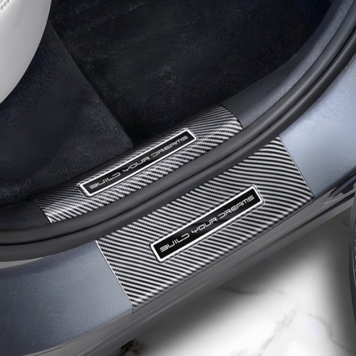 Carbon Fiber Door Sill Protectors for BYD ATTO 2
