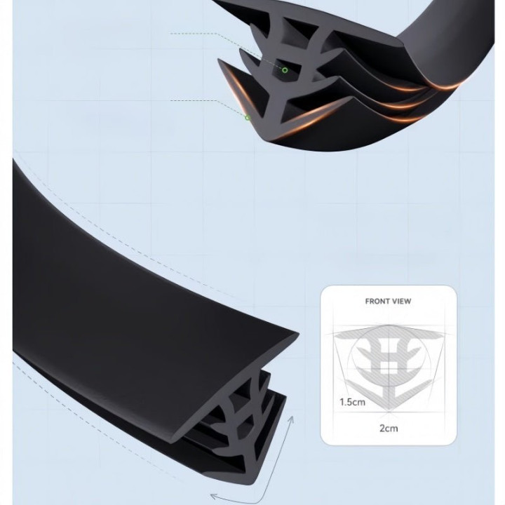 Dashboard Windshield Seal Strip for BYD