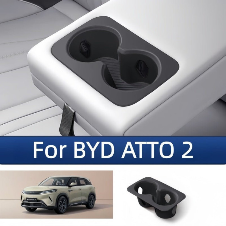 Second-Row Cup Holder Insert for BYD Atto 2
