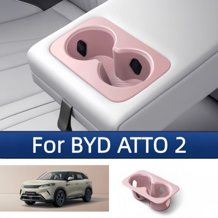 Second-Row Cup Holder Insert for BYD Atto 2