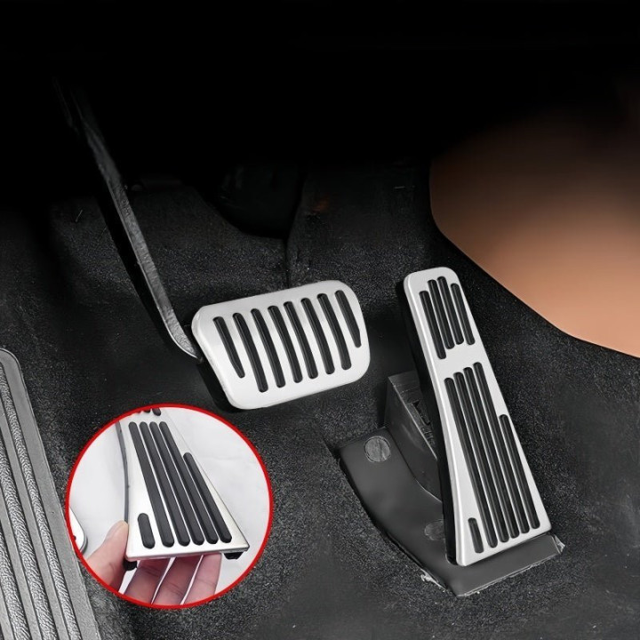 Brushed Aluminum Pedal for BYD M9 & Denza D9