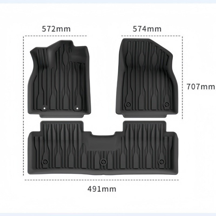 TPE Floor MATS & Trunk MATS for BYD Seal 6 DM-i Touring