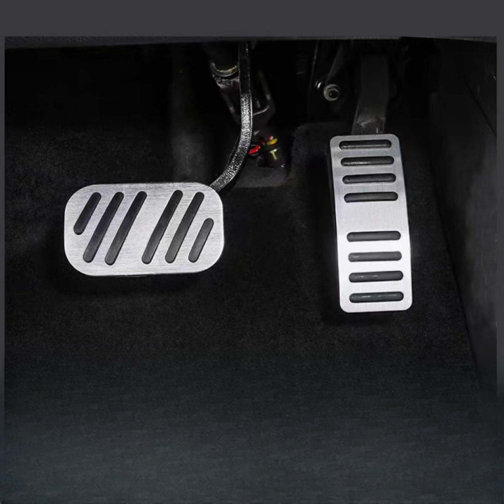 For BYD ATTO 3 Aluminum Alloy Auto Accelerator Pedal Brake Pedal Non-Slip Sleeve
