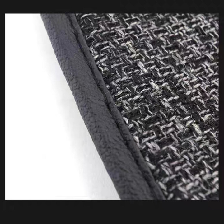 For BYD Atto 3,Dolphin Breathable Linen Car Seat Cushion Protect Mat