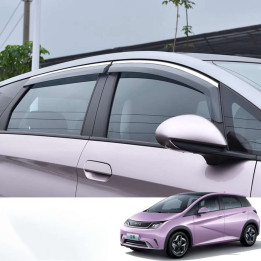 Window Visor For BYD Dolphin Car Accessories Rain Guard Deflector (Four Pieces)