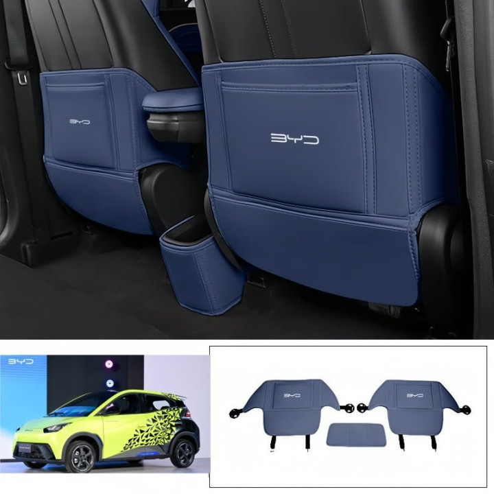 Seat Back Protector Mat for BYD Dolphin Surf/Seagull (3 Pcs)
