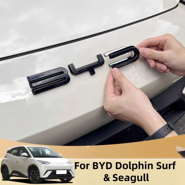 "BYD" Emblem Sticker for BYD Dolphin Surf/Seagull Bumpers