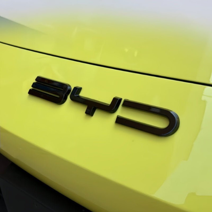 "BYD" Emblem Sticker for BYD Dolphin Surf/Seagull Bumpers