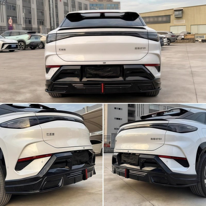 Sport Body Kit Front Rear Bumper Accent Trim Set for BYD Sealion 7